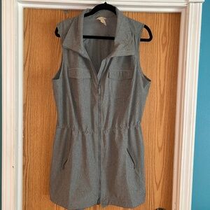 Duluth Trading women's Sol Survivor Sun Protection Tunic Vest size Large
